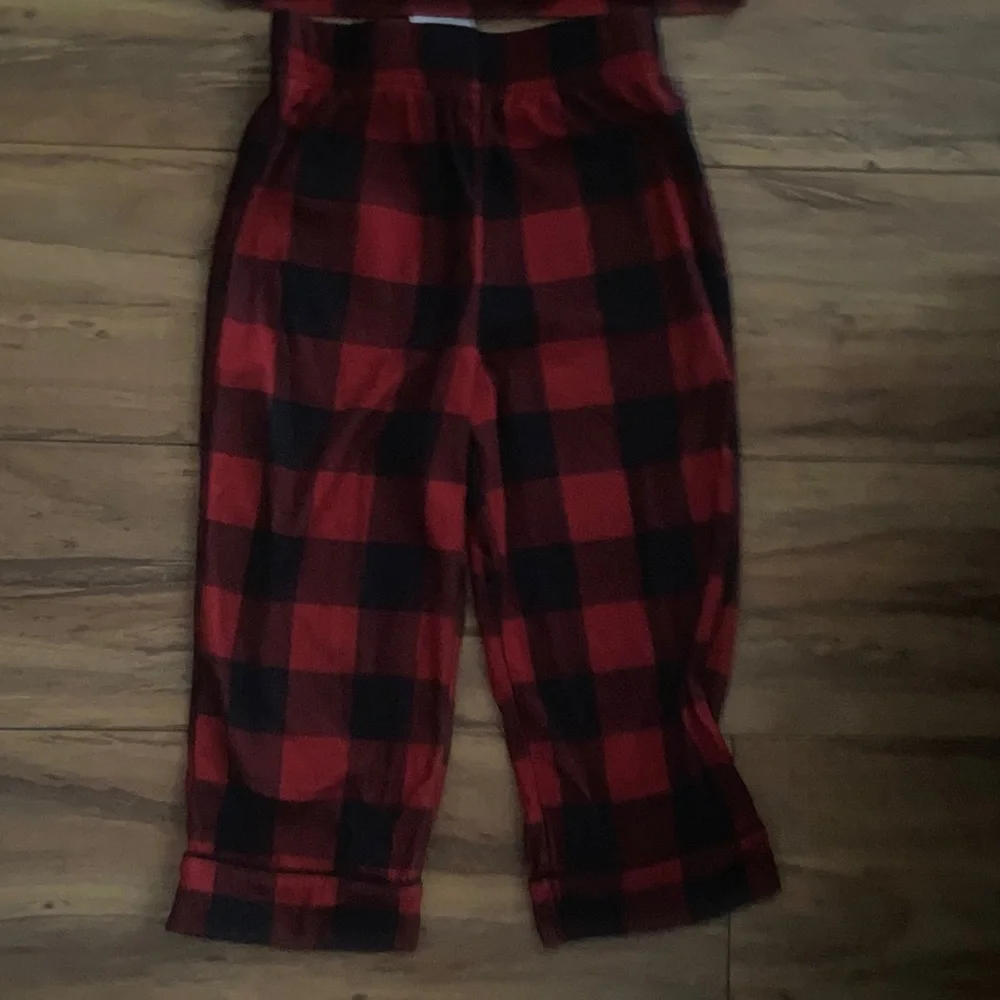 Wondershop Red and Black Buffalo Plaid Kids Pajama Set